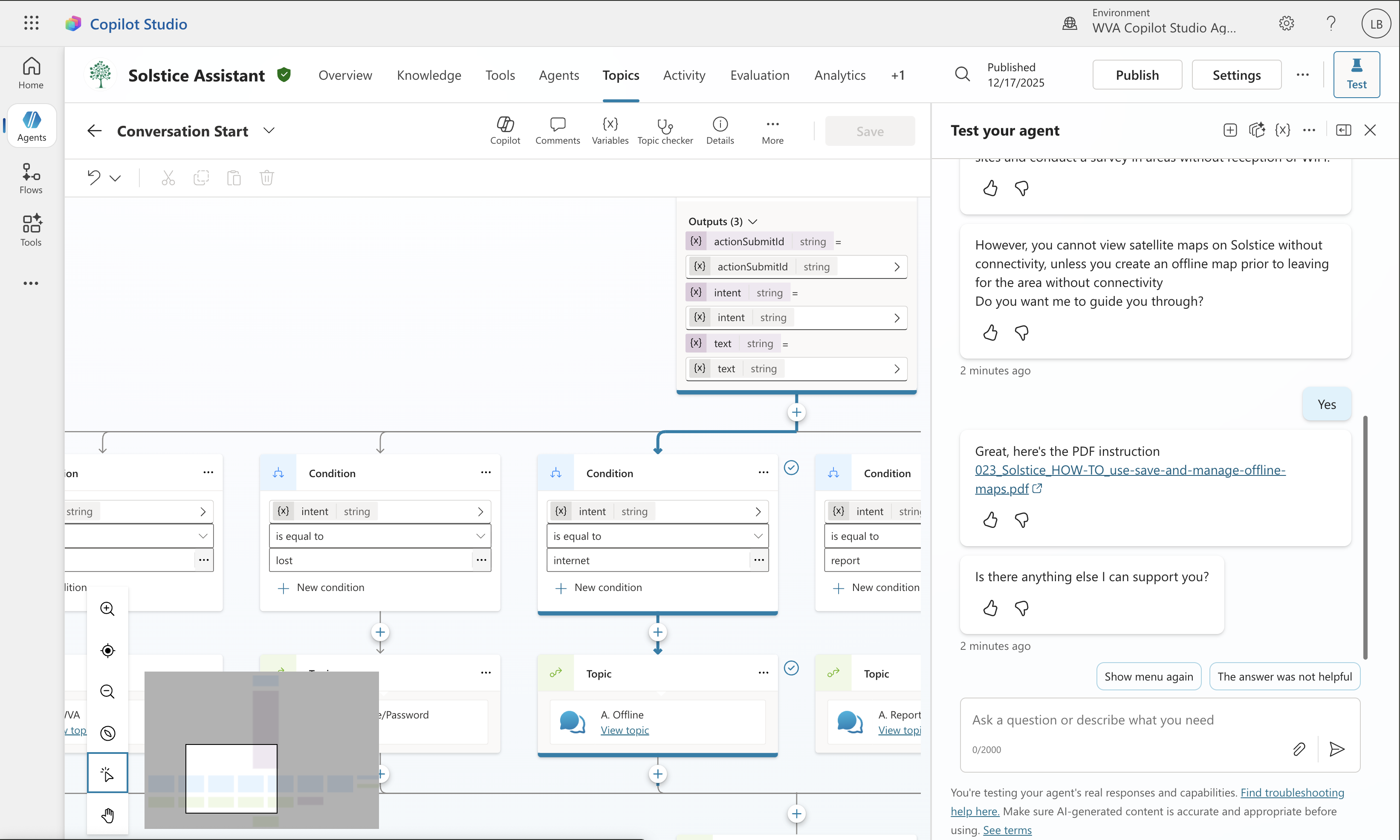 Adaptive Card interactive response