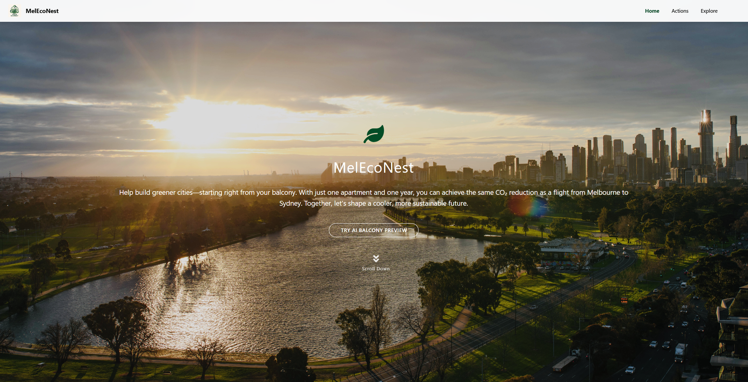 MelEcoNest low-carbon lifestyle platform
